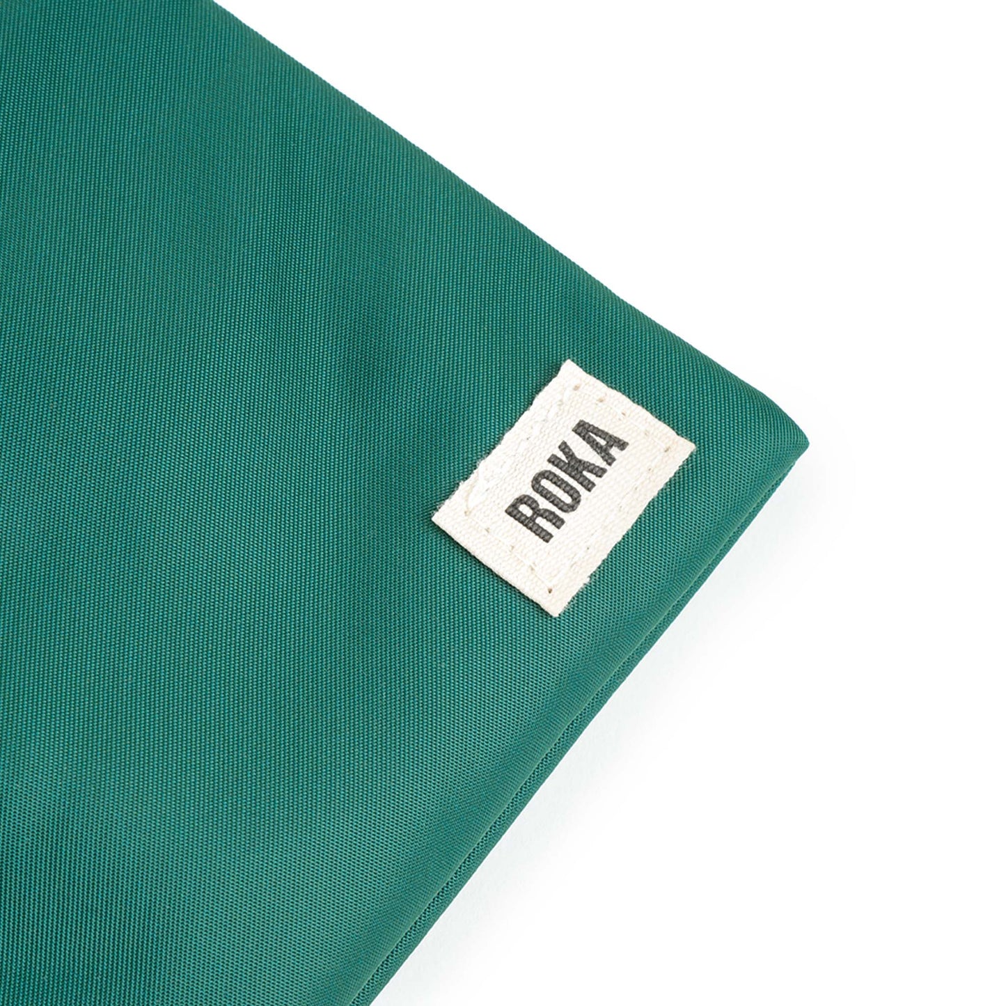 Roka London Chelsea Crossbody Phone Bag,Teal (Recycled Nylon)