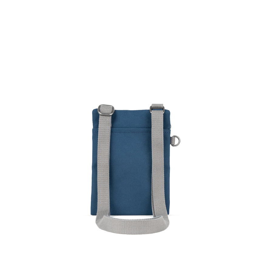 Roka London Chelsea Crossbody Phone Bag,Deep Blue (Sustainable Canvas)