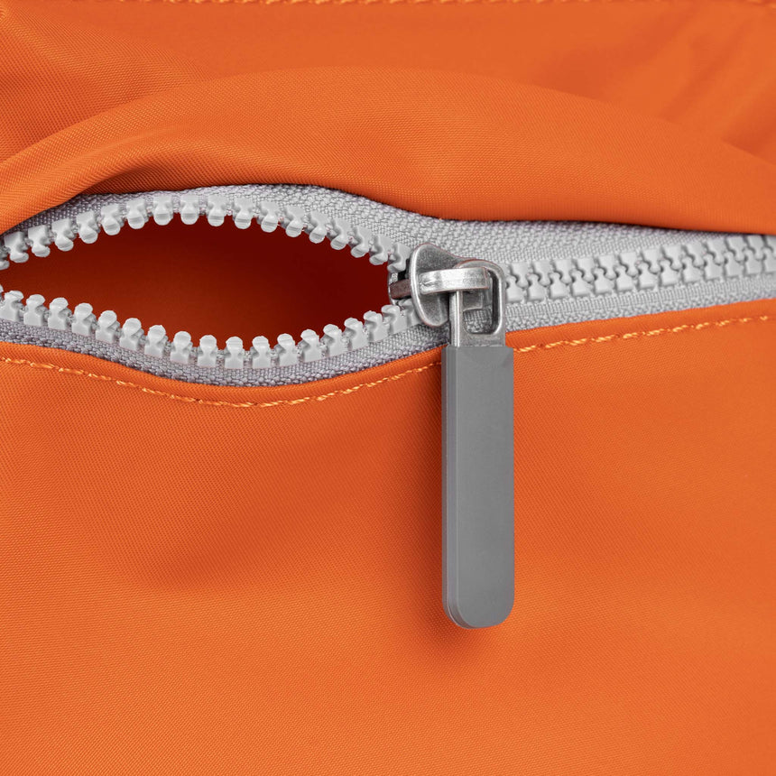 Roka London Moorgate M Tote Bag, Burnt orange (Recycled Nylon )