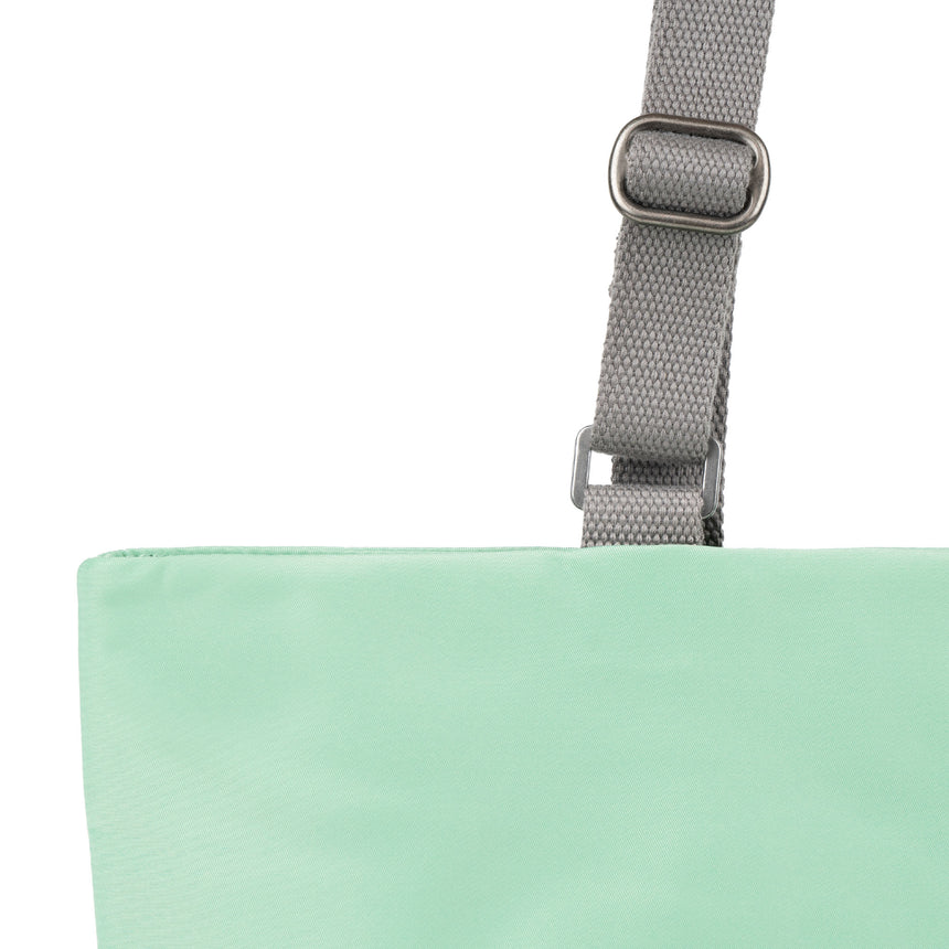 Roka London Trafalgar B Tote Bag, Matcha (Recycled Nylon )