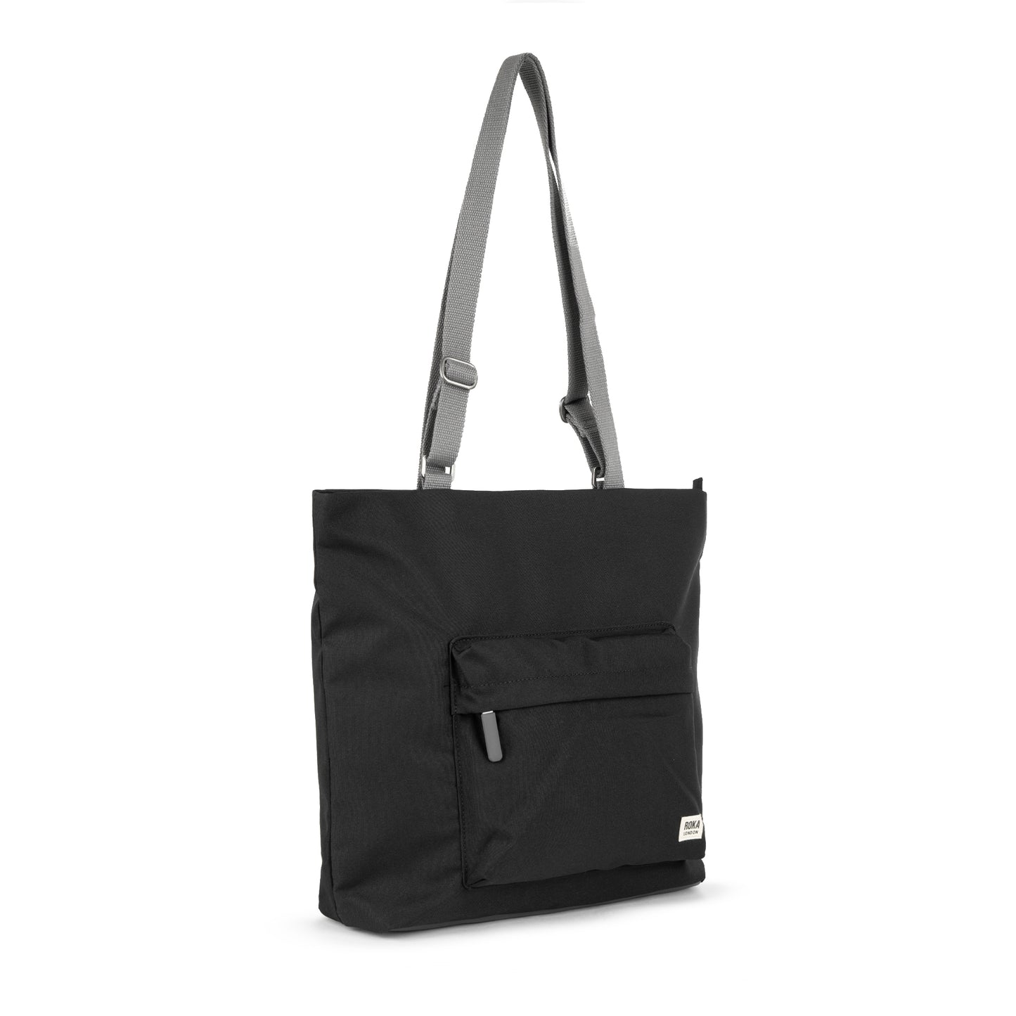 Roka London Trafalgar B Tote Bag, Ash (Recycled Canvas)