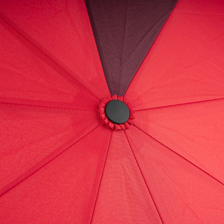 Roka London Waterloo Sustainable Umbrella, Cranberry & Plum
