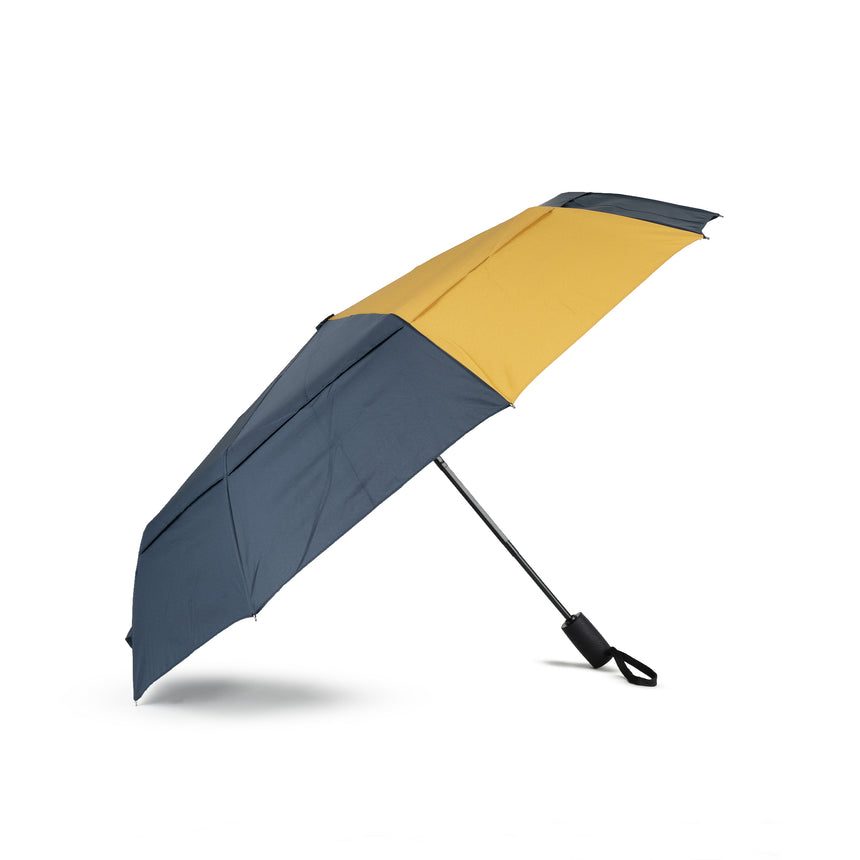 Roka London Waterloo Sustainable Umbrella, Midnight & Corn