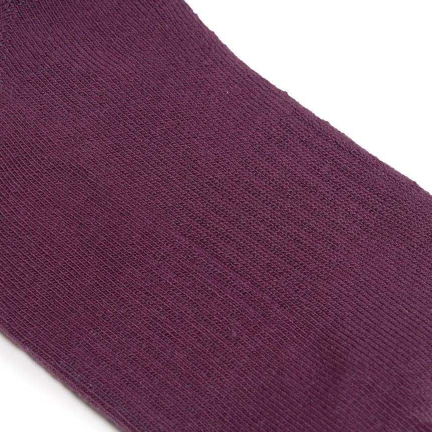 Roka London Wembley Organic Cotton Ankle Socks, Berry