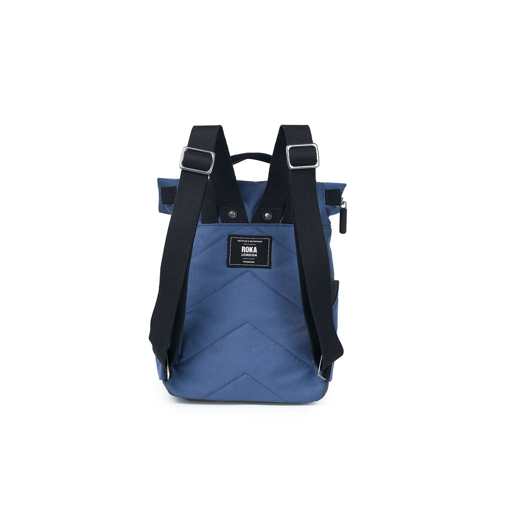 Roka London Black Label, Canfield B Small Rucksack, Pacific (Sustainable Canvas)