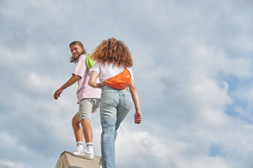 Roka London Farringdon Sling Bag, Tangerine