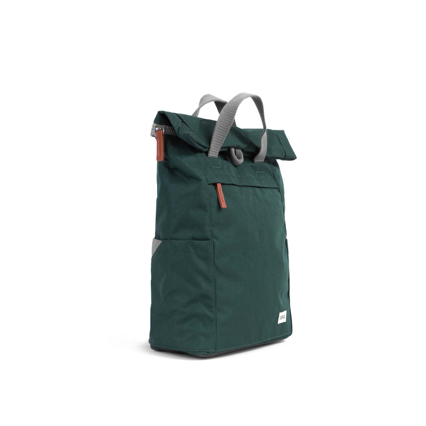 Roka London Finchley Rucksack, Forest (Sustainable Canvas)