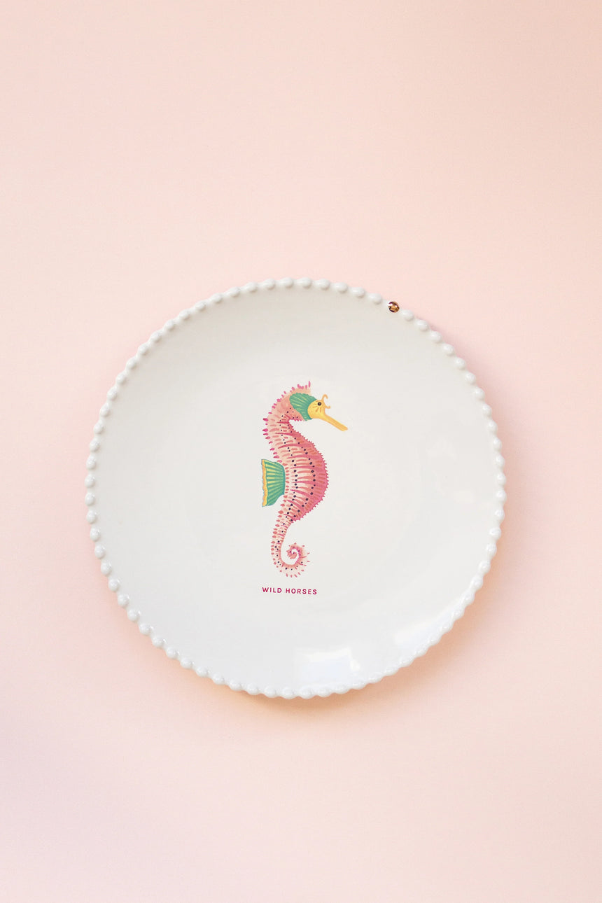 Yvonne Ellen Bobble Side Plate, Seahorse