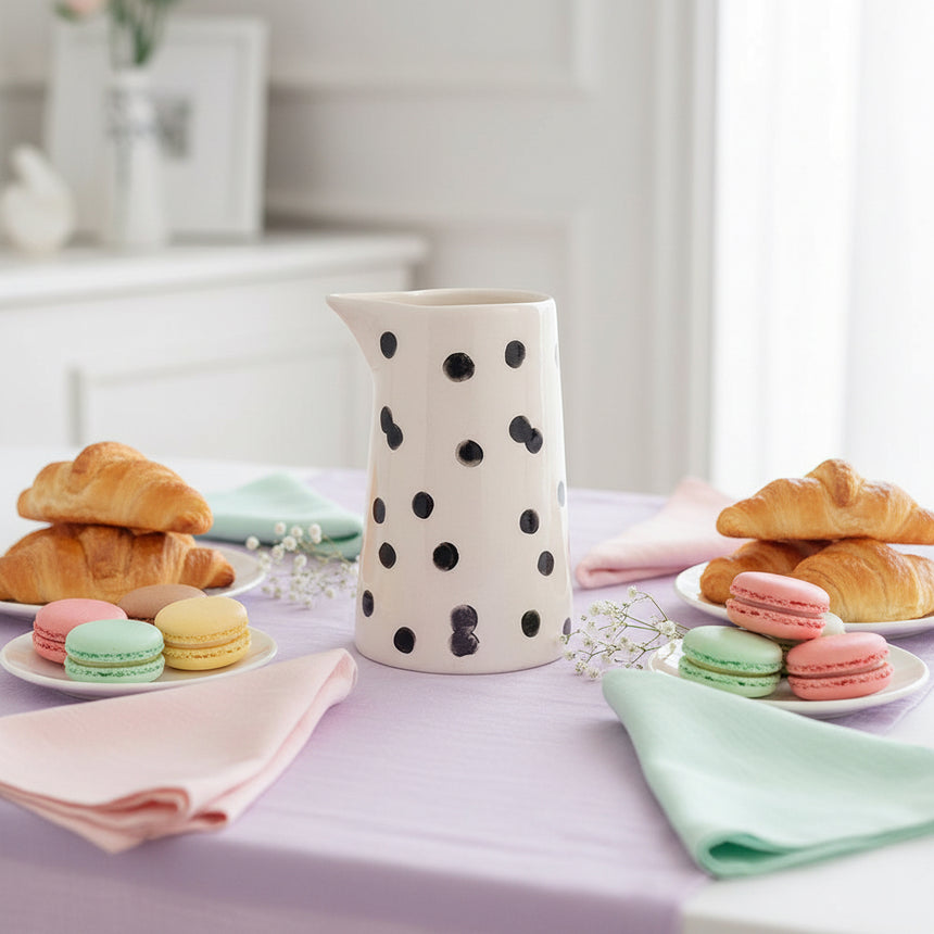 Caroline Gardner Mono Dots, Milk Jug