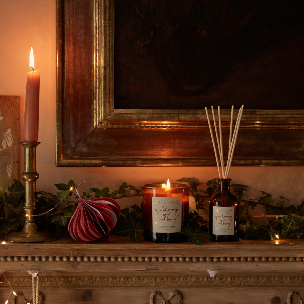 Plum & Ashby Spiced Orange & Red Berry Scented Candle