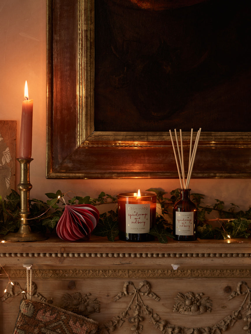 Plum & Ashby Spiced Orange & Red Berry Scented Candle
