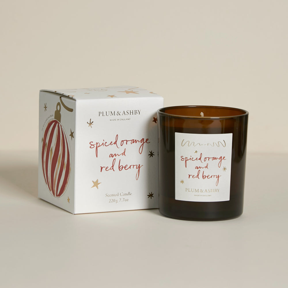 Plum & Ashby Spiced Orange & Red Berry Scented Candle