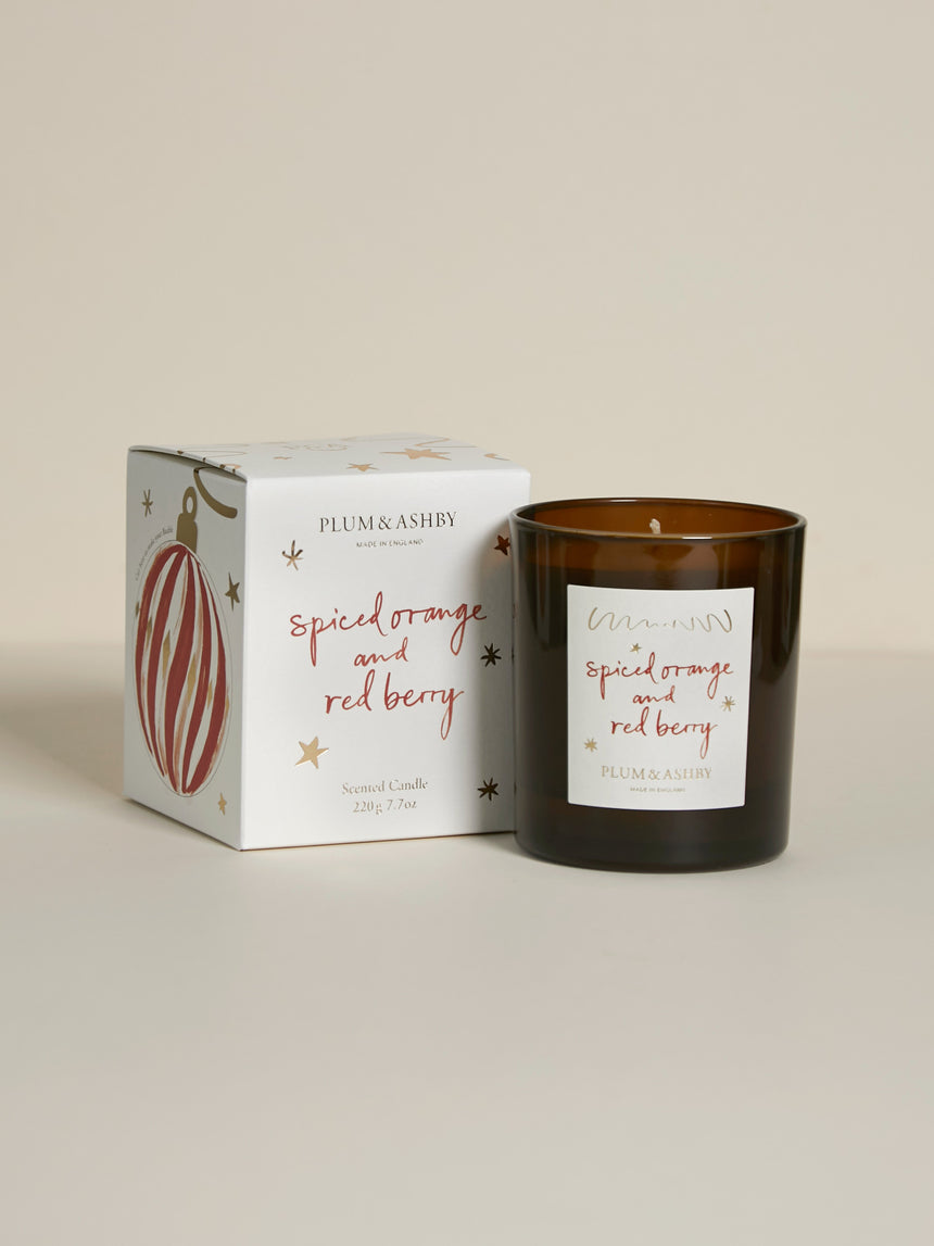 Plum & Ashby Spiced Orange & Red Berry Scented Candle