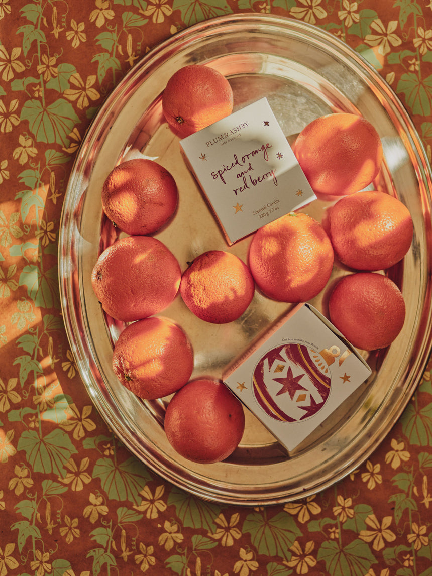 Plum & Ashby Spiced Orange & Red Berry Scented Candle