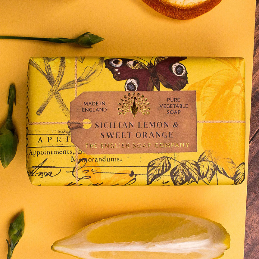 The English Soap Company Anniversary, Sicilian Lemon and Sweet Orange Soap