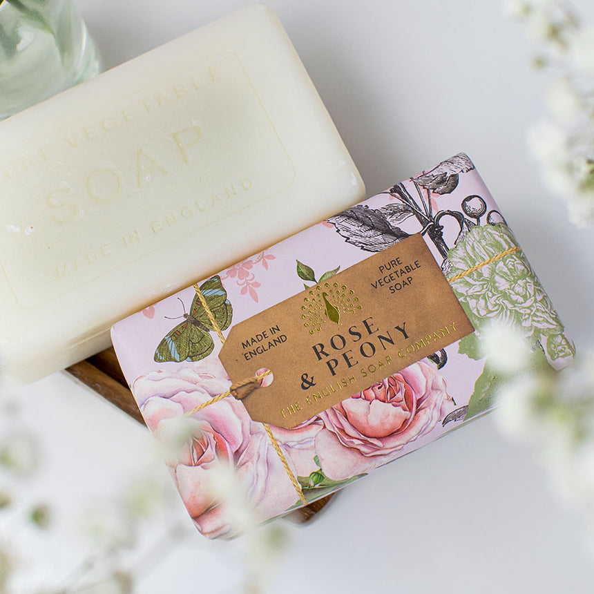 The English Soap Company Anniversary, Rose & Peony Soap