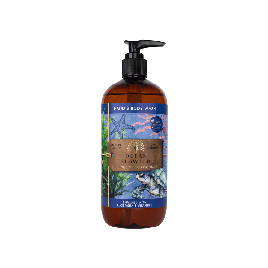 The English Soap Company Anniversary Hand & Body Wash, Ocean Seaweed