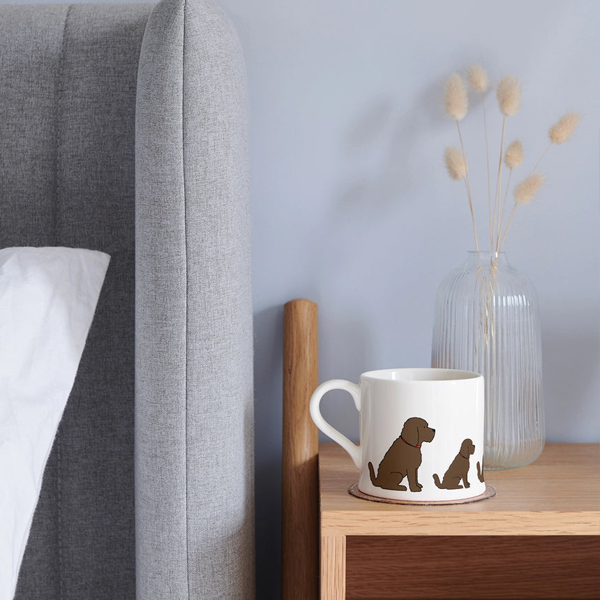 Sweet William Ceramic Mug, Cockapoo ( Brown )