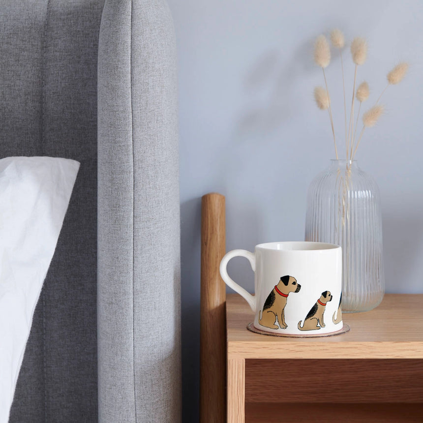 Sweet William Ceramic Mug, Border Terrier