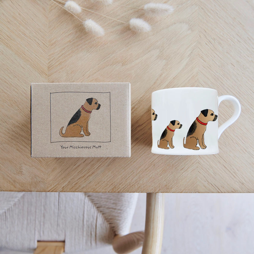 Sweet William Ceramic Mug, Border Terrier
