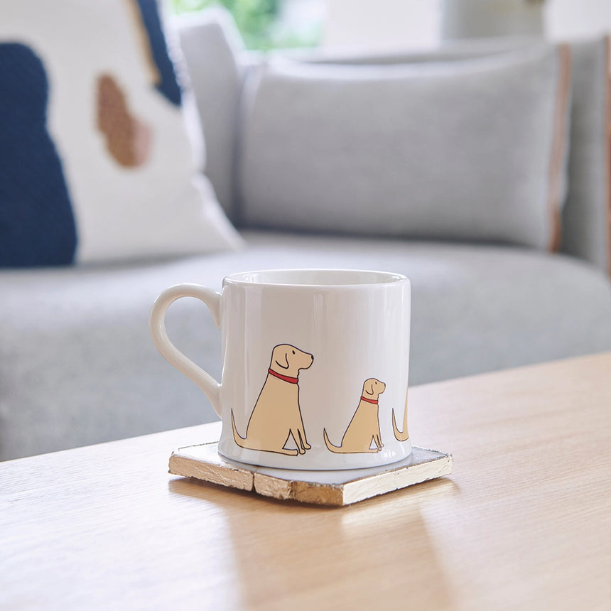 Sweet William Ceramic Mug, Yellow Labrador