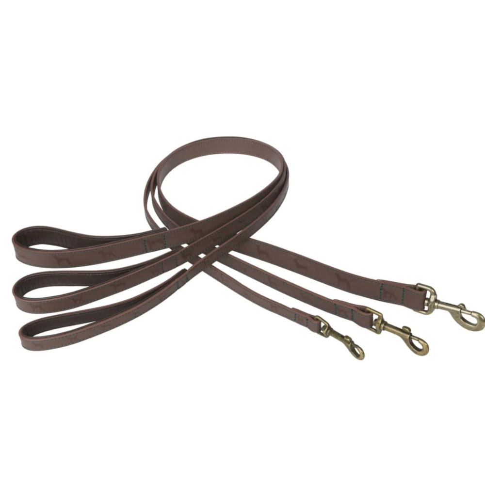 Sophie Allport Leather Dog Lead, Woof