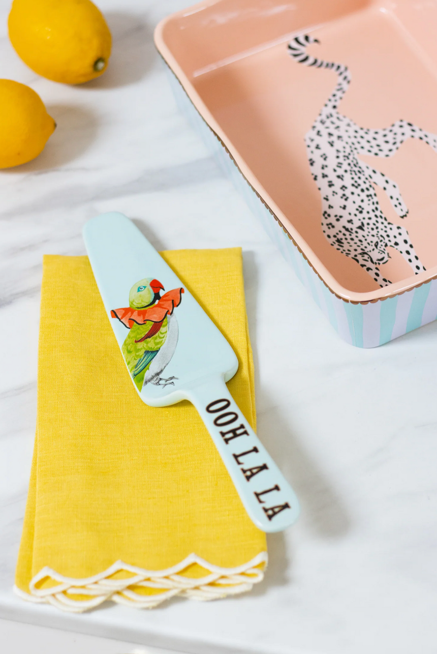 Yvonne Ellen Cake Server, Parakeet