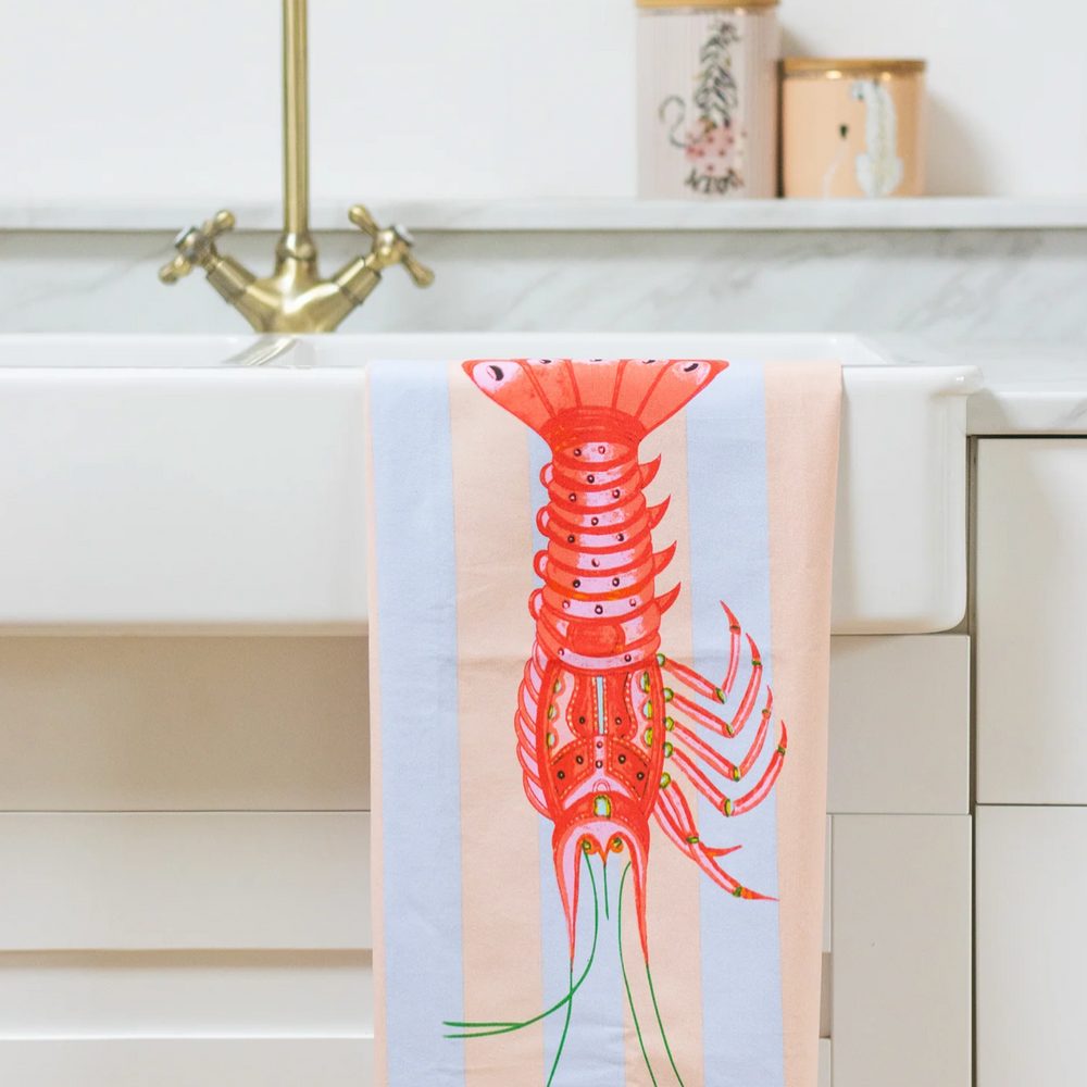Yvonne Ellen Tea Towels, Lobster (Set Of 2)