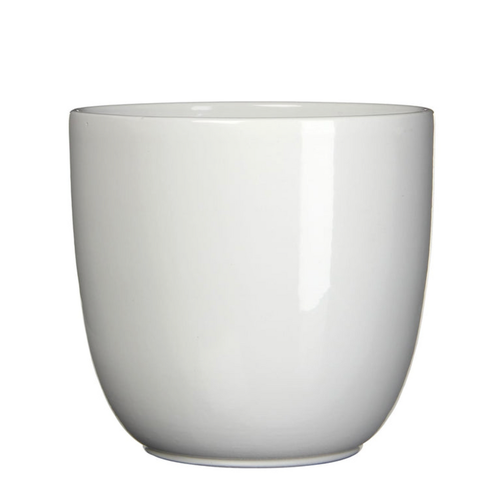 Siena Ceramic Plant Pot, White