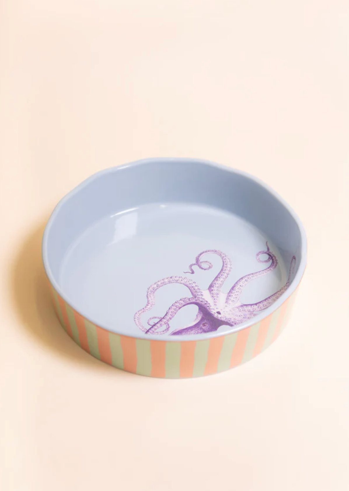 Yvonne Ellen Round Baking Dish, Octopus ( small )