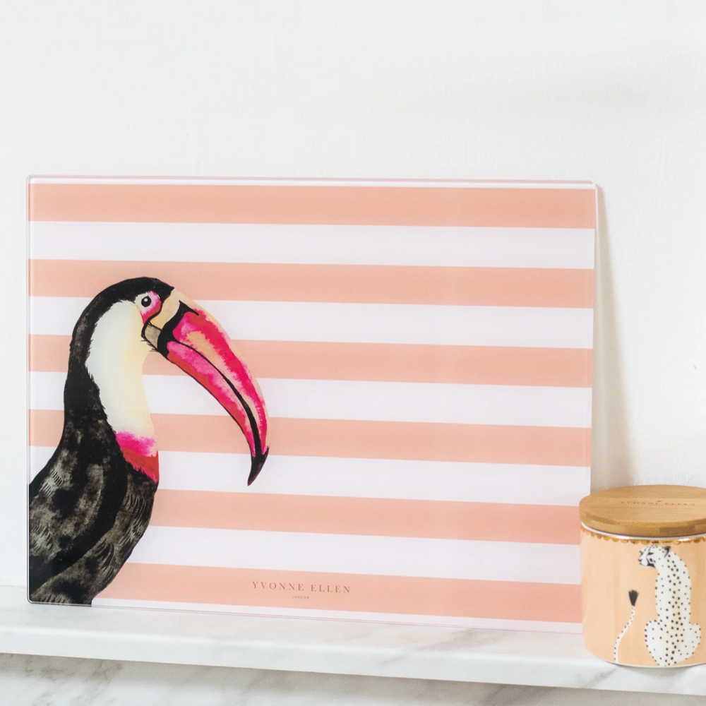 Yvonne Ellen Glass Worktop Saver, Toucan