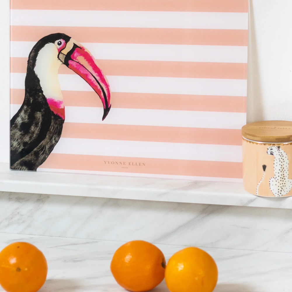 Yvonne Ellen Glass Worktop Saver, Toucan