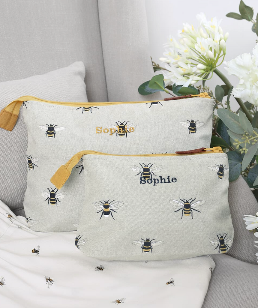 Sophie Allport Makeup Bag, Bees