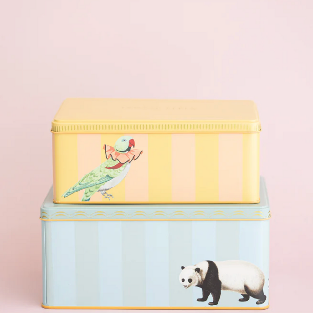 Yvonne Ellen Rectangle Storage Tins (Set Of 2)