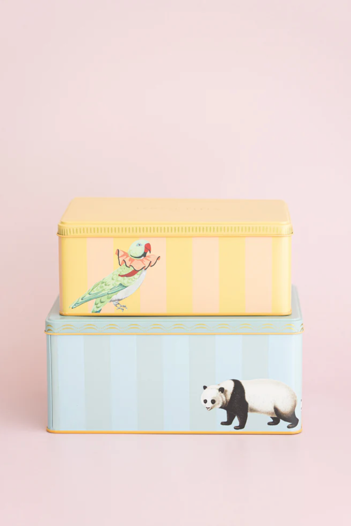 Yvonne Ellen Rectangle Storage Tins ( Set Of 2 )
