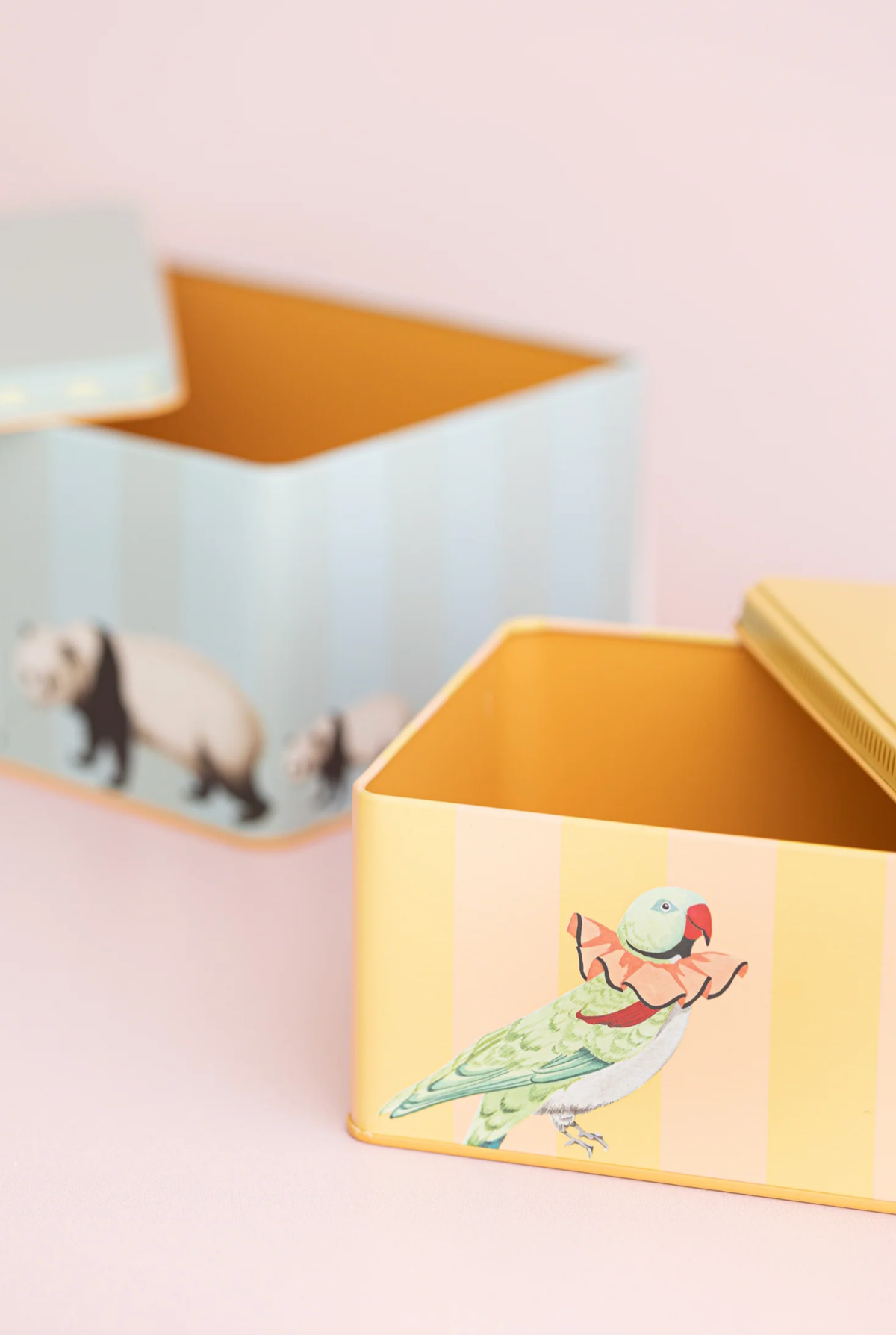 Yvonne Ellen Rectangle Storage Tins ( Set Of 2 )