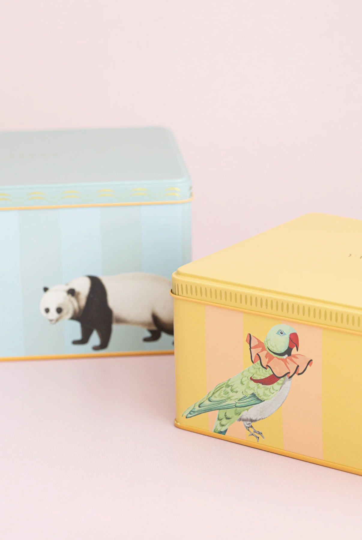 Yvonne Ellen Rectangle Storage Tins ( Set Of 2 )