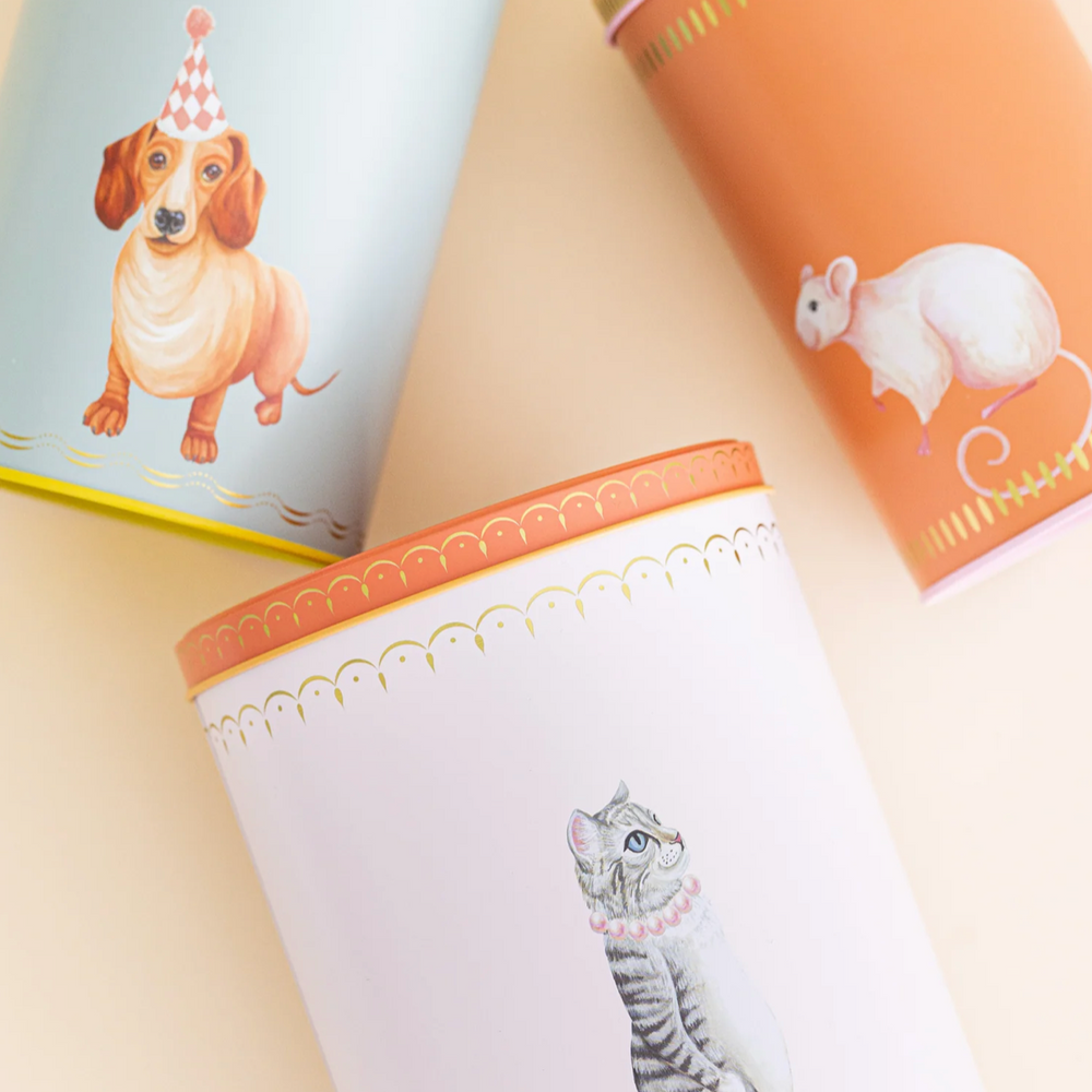 Yvonne Ellen Round Storage Canisters, ( Set Of 3)
