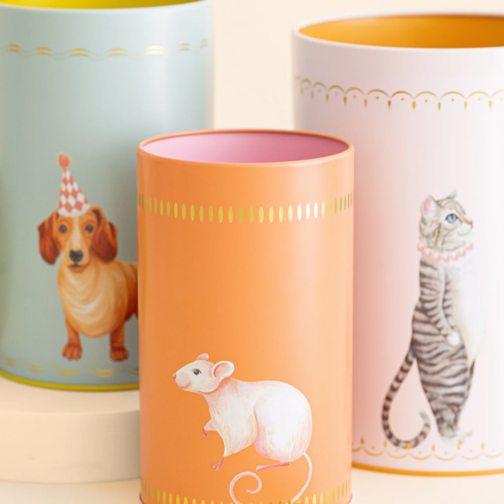 Yvonne Ellen Round Storage Canisters, ( Set Of 3)