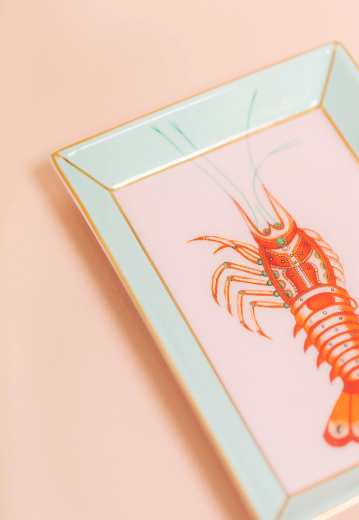 Yvonne Ellen Rectangular Plate, Lobster