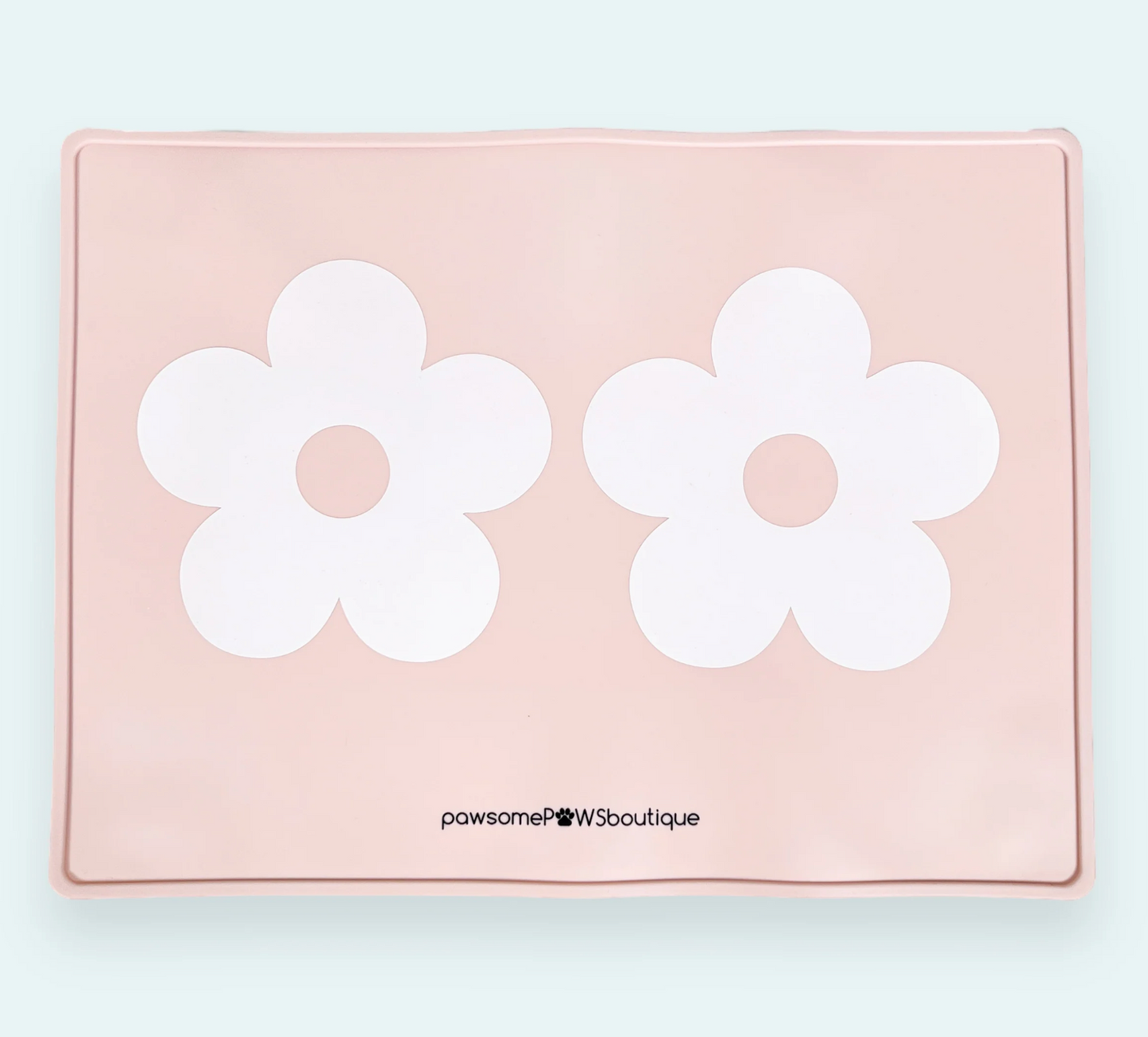 Pawsome Boutique Pet Placemat, Pink Flowers