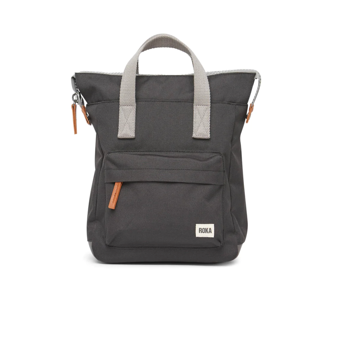 Roka London Bantry B Small Rucksack, Ash ( Sustainable Canvas)