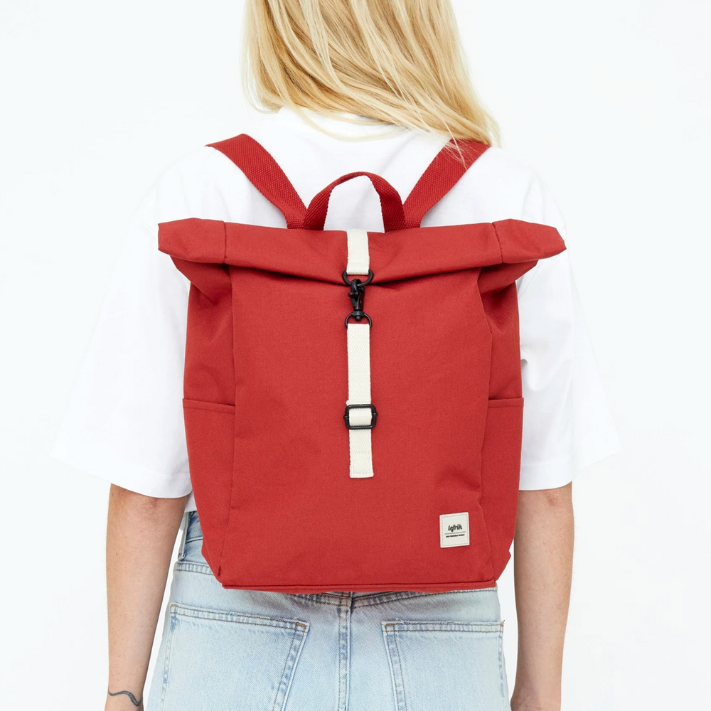 Lefrik Roll Mini Backpack, Red