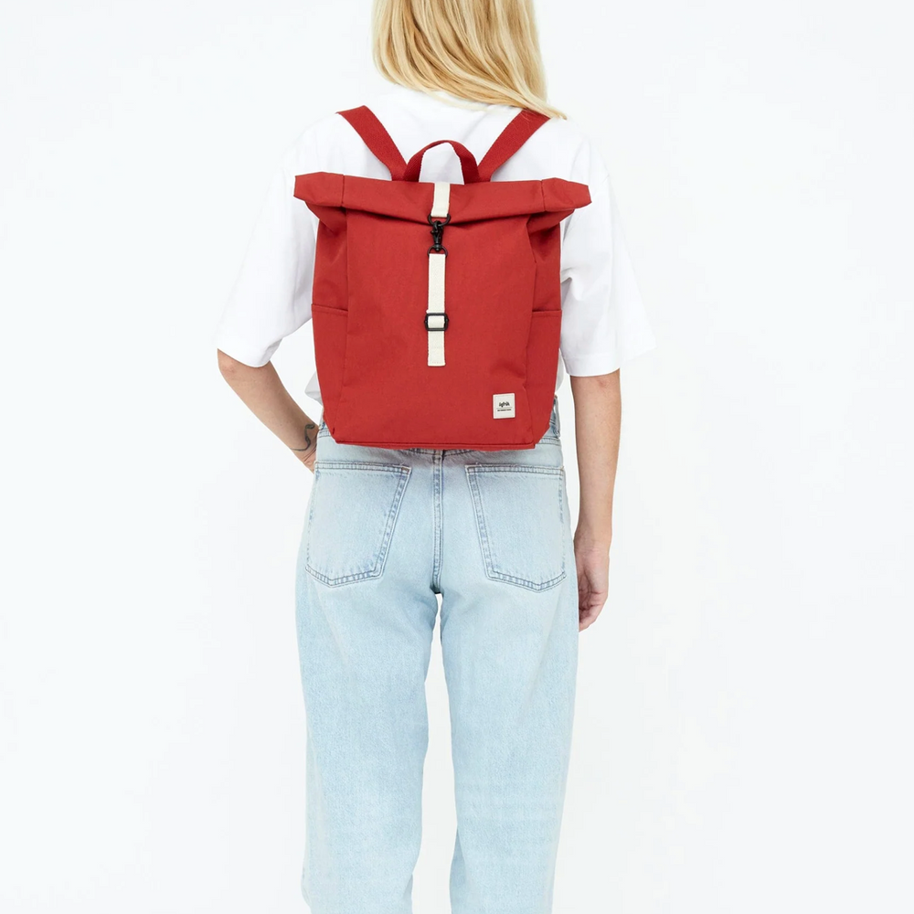 Lefrik Roll Mini Backpack, Red