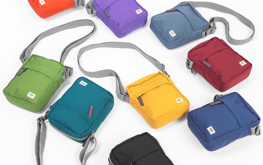 Roka London Bond Crossbody Bag, Coriander (Sustainable Canvas)