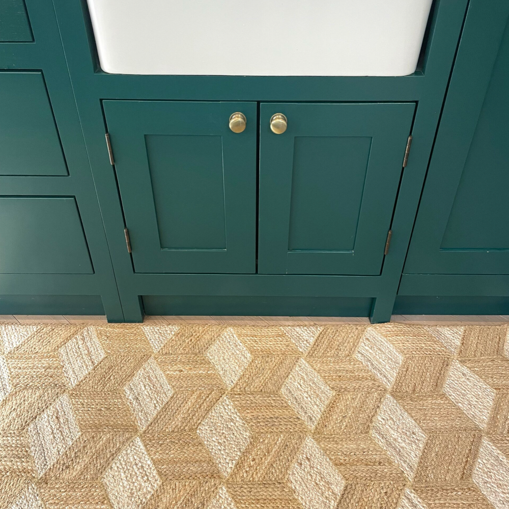 The Braided Rug Company Jute Rug, Tumbling Block