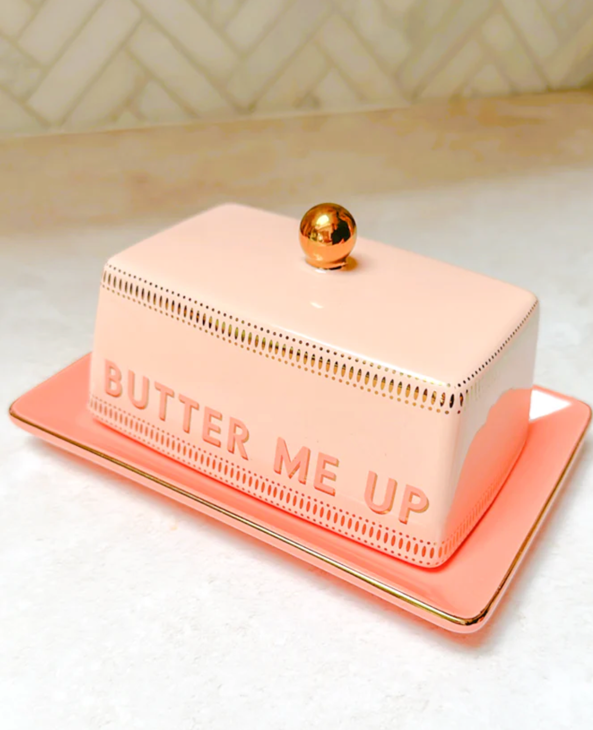 Yvonne Ellen Fine Bone China Butter Dish