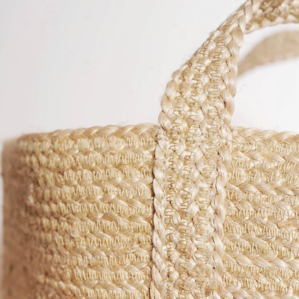 The Braided Rug Company Natural Jute Slouchy Basket