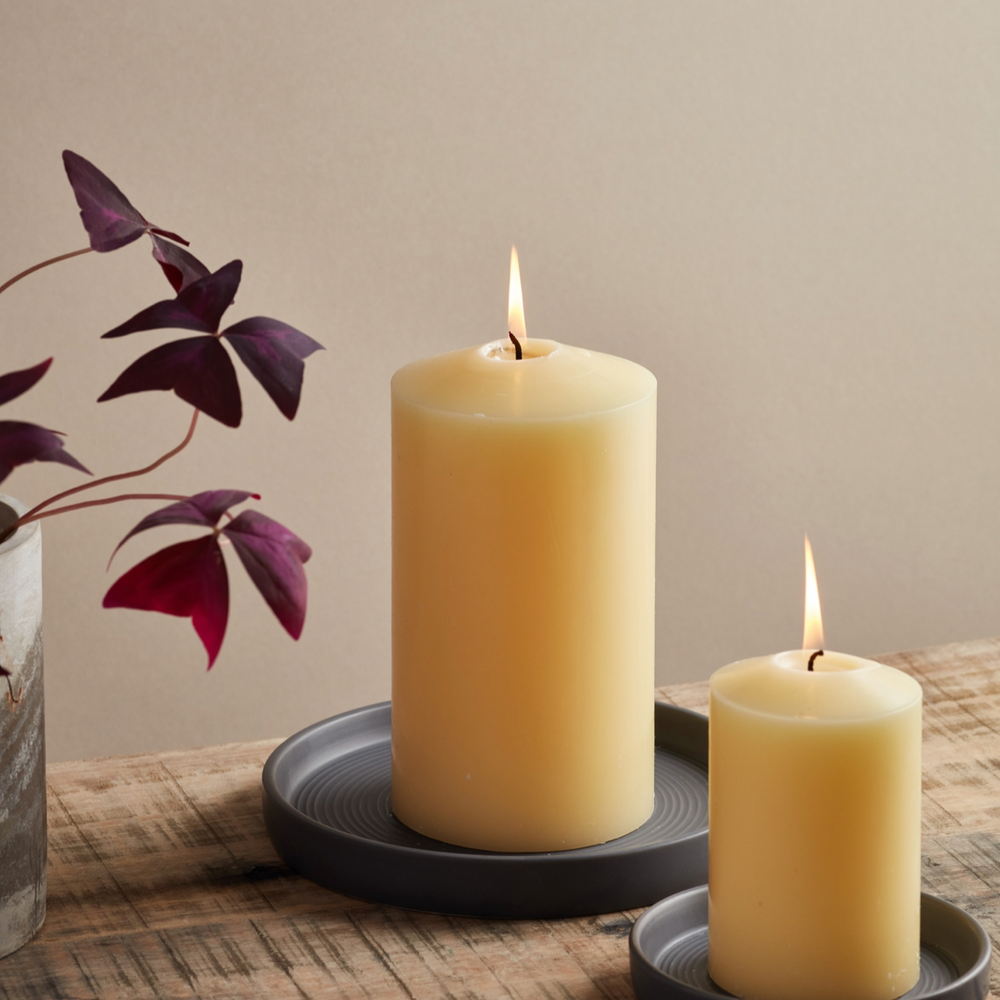 St Eval Unscented Church Pillar Candle, Ivory 8 X 13 CM