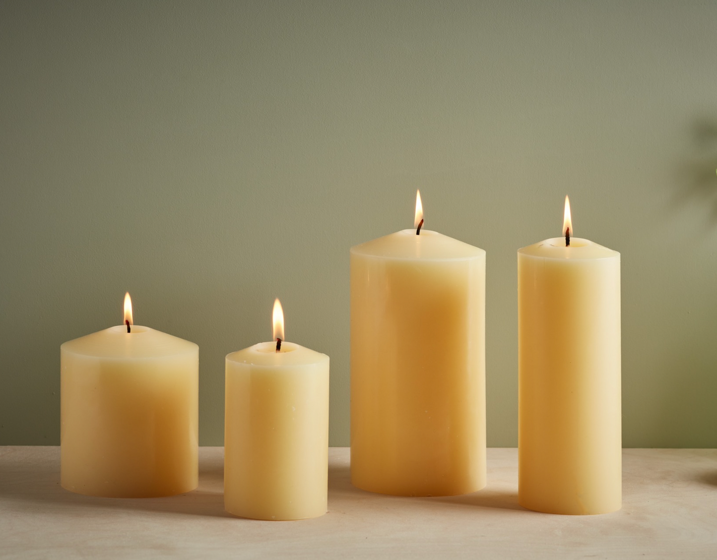 St Eval Unscented Church Pillar Candle, Ivory 5 X 10 CM